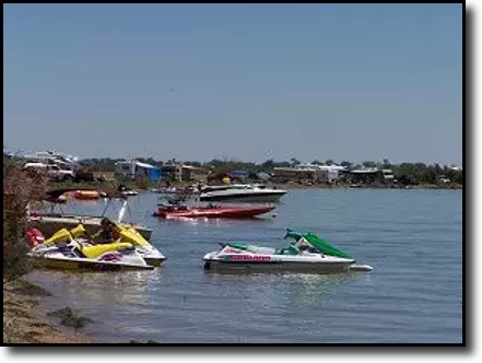 Boating on Lake Meredith